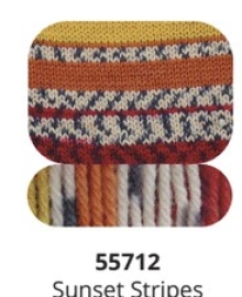 Patron Kroy Sock - Sunset Stripes